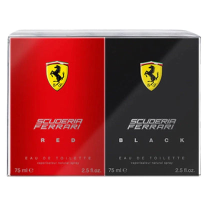 Bundle 15 – Men’s Perfume Set (2 x 100ml / 3.4 fl oz) – Ferrari Red | Scuderia Ferrari Black