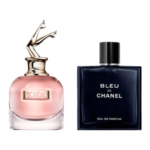 Bundle 9 – Couple’s Perfume Set (2 x 100ml / 3.4 fl oz) – Scandal for Her | Bleu de Chanel for Him
